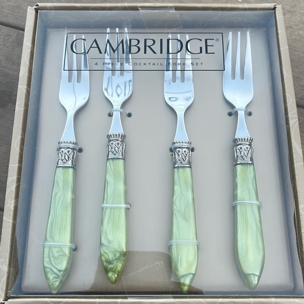 PALLET SALE 4pc Cocktail Fork Set - Cambridge Silversmiths